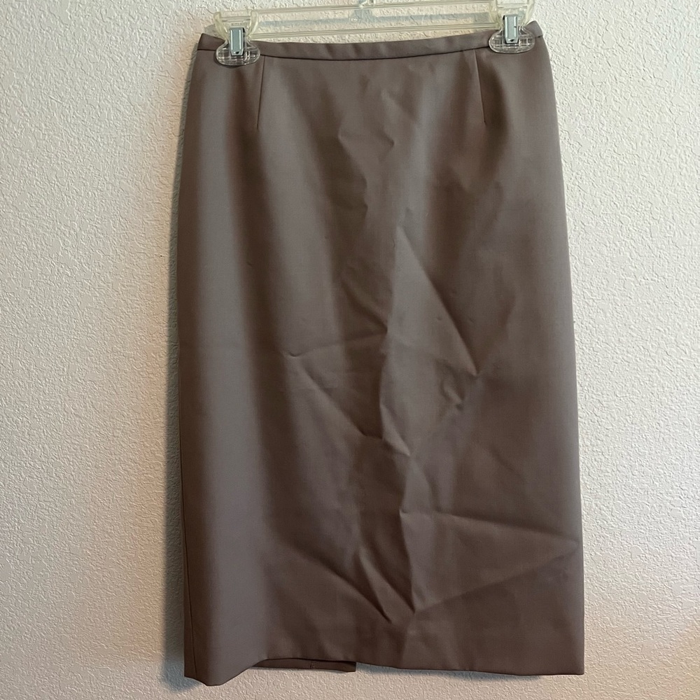 Classiques Entier Khaki Pencil Skirt Size 4